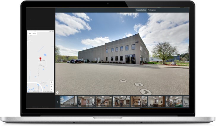 warehouse space, industrial, property, interactive tour, 3d